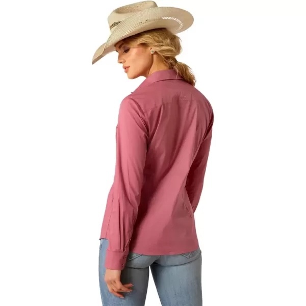 imageARIAT Womens Kirby Stretch ShirtRose Wine