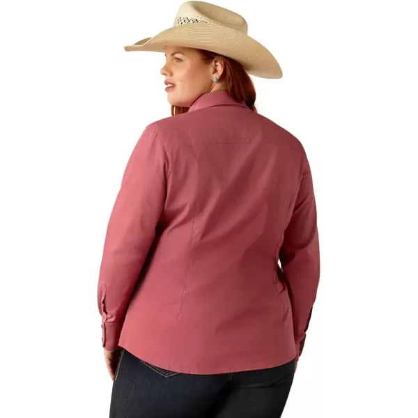 imageARIAT Womens Kirby Stretch ShirtRose Wine