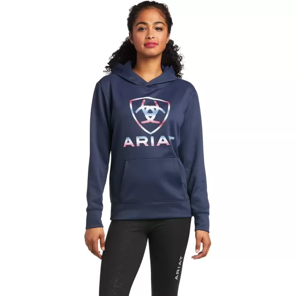 imageAriat Female Ariat TEK Hoodie Blue Nights XSmall