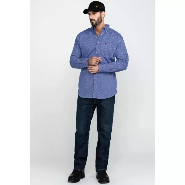 imageAriat Mens Fr Liberty Work ShirtCobalt