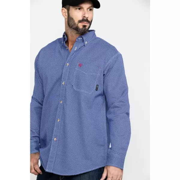 imageAriat Mens Fr Liberty Work ShirtCobalt