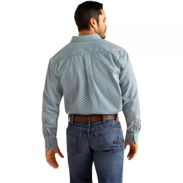 imageAriat Mens Fr Liberty Work ShirtSmoke Blue