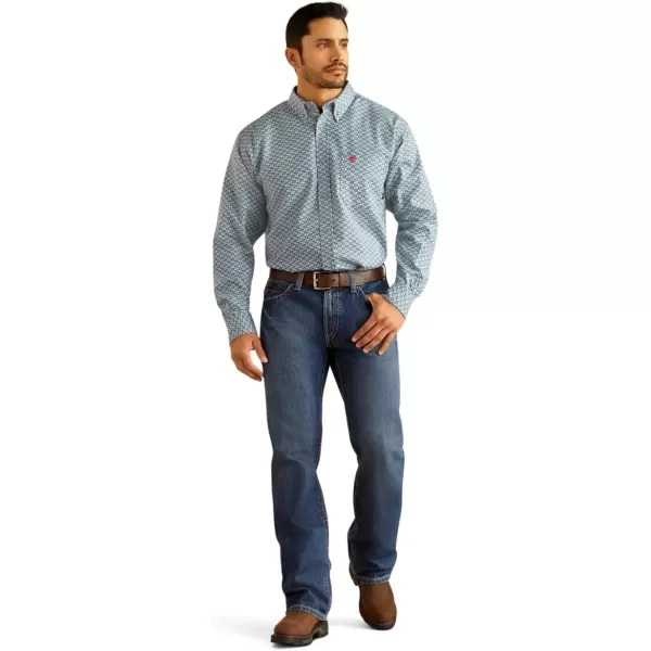 imageAriat Mens Fr Liberty Work ShirtSmoke Blue