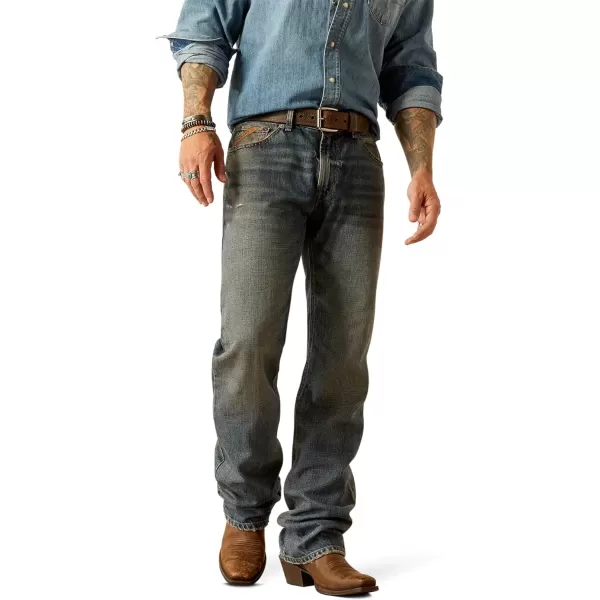 imageAriat Mens Yellowstone M5 Rider Slim Straight JeanMedium Dirty