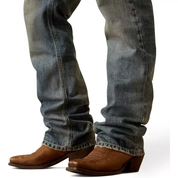 imageAriat Mens Yellowstone M5 Rider Slim Straight JeanMedium Dirty