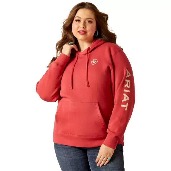 imageAriat Womens Hooded SweatshirtAriat Logo Cardinal