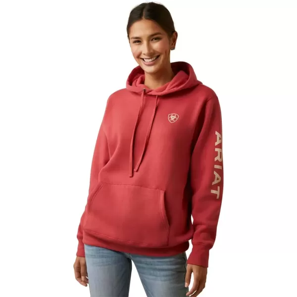 imageAriat Womens Hooded SweatshirtAriat Logo Cardinal