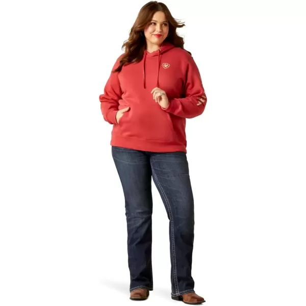imageAriat Womens Hooded SweatshirtAriat Logo Cardinal