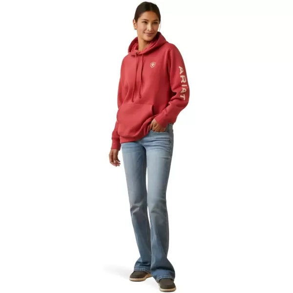 imageAriat Womens Hooded SweatshirtAriat Logo Cardinal