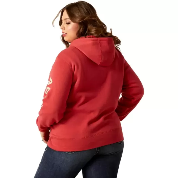 imageAriat Womens Hooded SweatshirtAriat Logo Cardinal