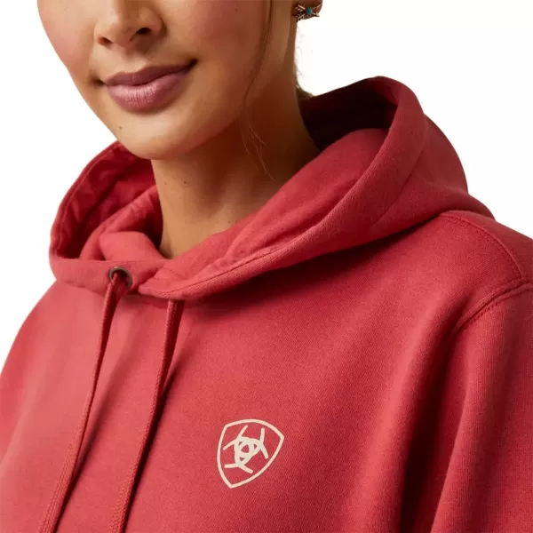 imageAriat Womens Hooded SweatshirtAriat Logo Cardinal