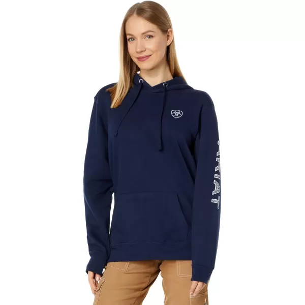 imageAriat Womens Hooded SweatshirtAriat Logo Navy Eclipse