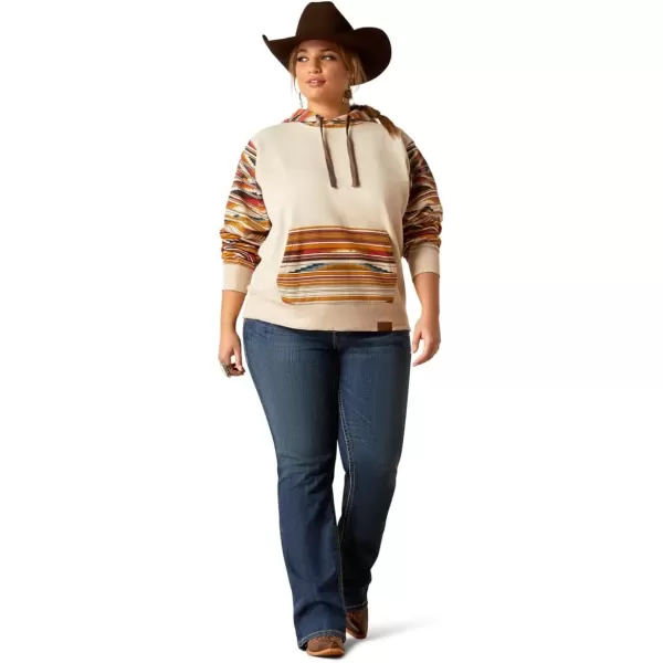 imageAriat Womens Hooded SweatshirtChimayo Print Sunset Saltillo