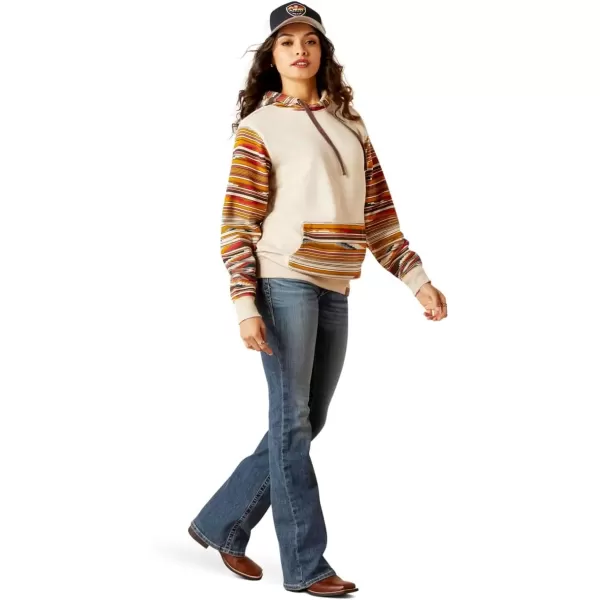 imageAriat Womens Hooded SweatshirtChimayo Print Sunset Saltillo