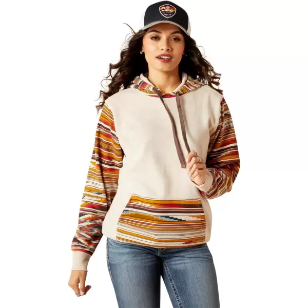 imageAriat Womens Hooded SweatshirtChimayo Print Sunset Saltillo