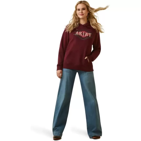 imageAriat Womens Hooded SweatshirtDiamond Twany Port