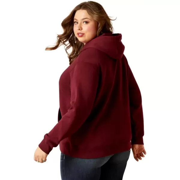 imageAriat Womens Hooded SweatshirtDiamond Twany Port