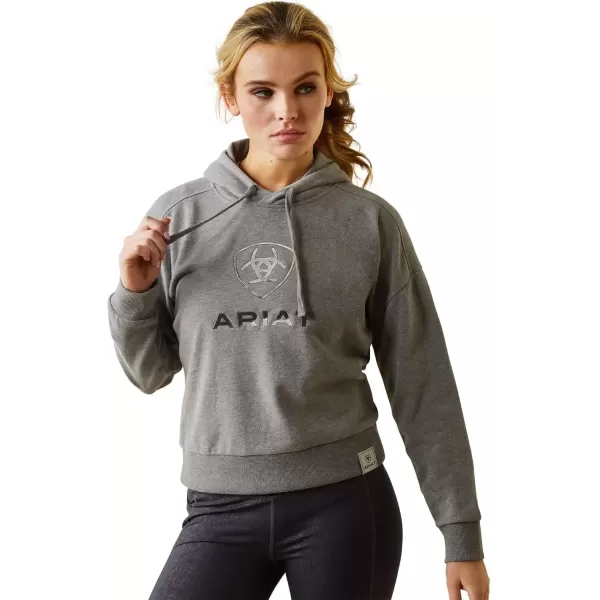imageAriat Womens Hooded SweatshirtJust Heather Grey