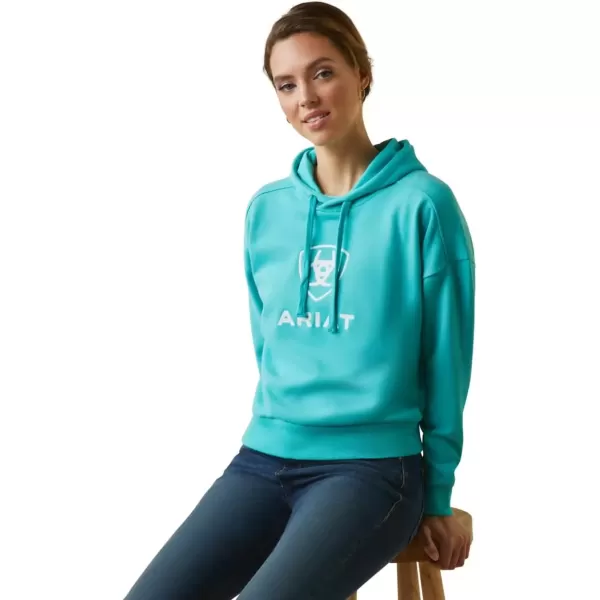 imageAriat Womens Hooded SweatshirtJust Heather Pool Blue