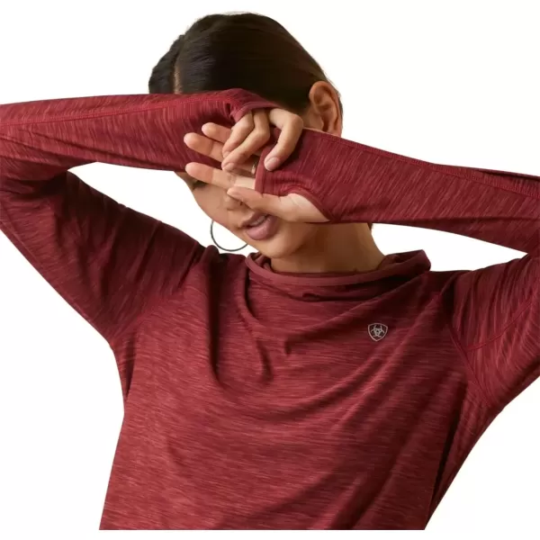 imageAriat Womens Hooded SweatshirtLaguna Burnt Russet