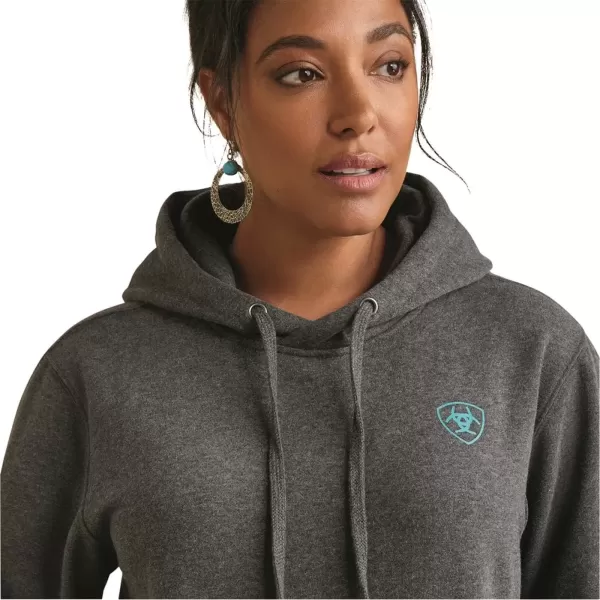 imageAriat Womens Hooded SweatshirtLogo Blue Heather