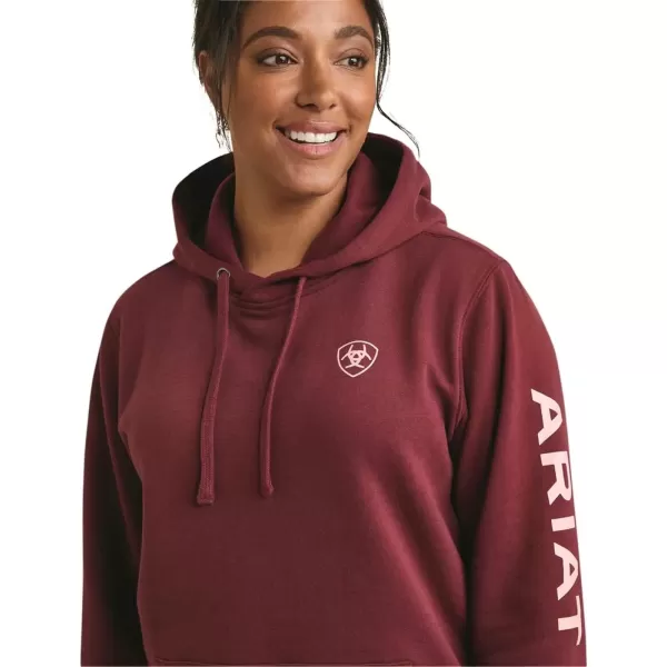 imageAriat Womens Hooded SweatshirtLogo Blue Heather