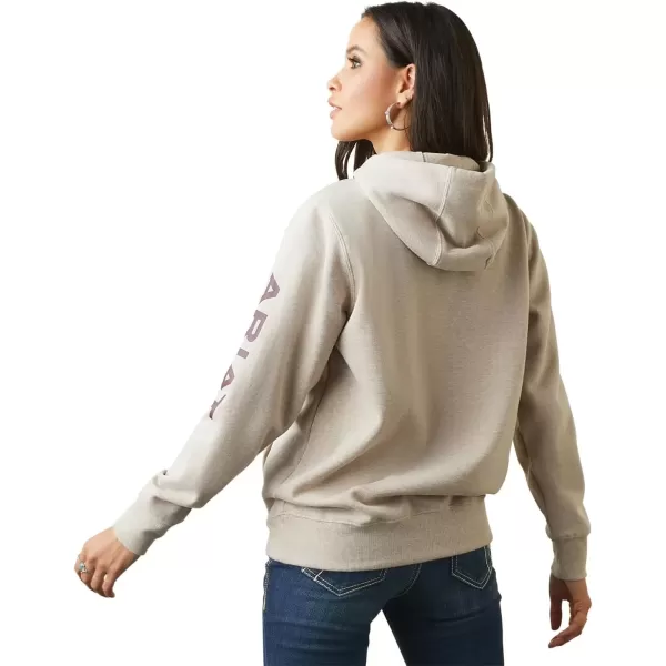 imageAriat Womens Hooded SweatshirtLogo Oatmeal Heather