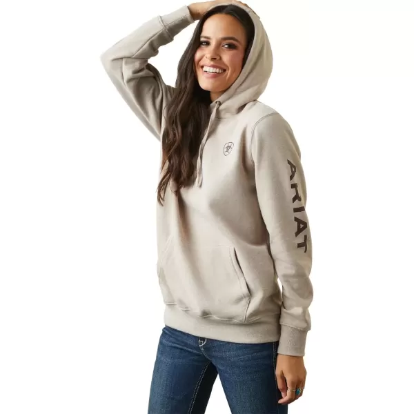 imageAriat Womens Hooded SweatshirtLogo Oatmeal Heather