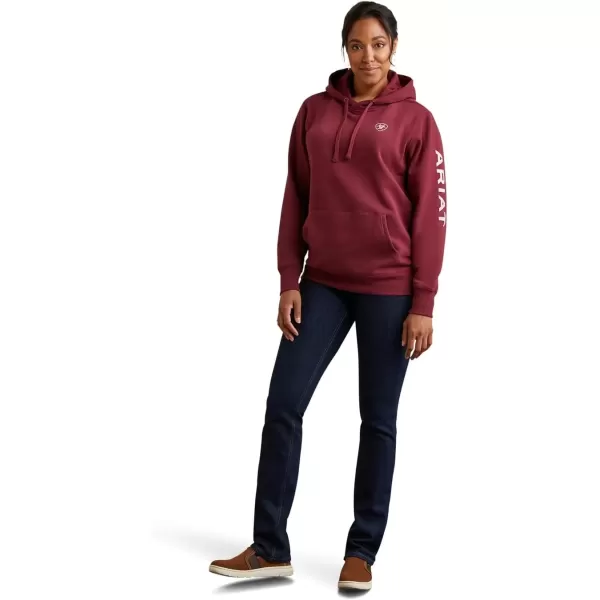 imageAriat Womens Hooded SweatshirtLogo Zinfandel