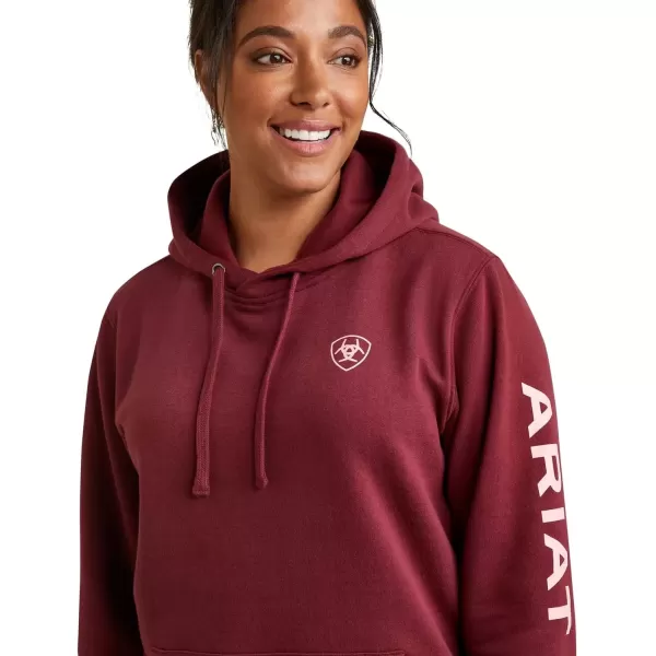 imageAriat Womens Hooded SweatshirtLogo Zinfandel