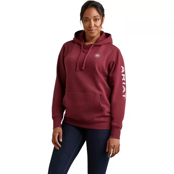 imageAriat Womens Hooded SweatshirtLogo Zinfandel