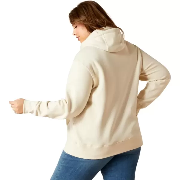 imageAriat Womens Hooded SweatshirtReal Fading Lines White Onyx