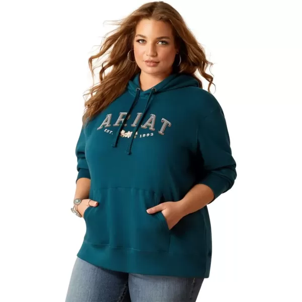imageAriat Womens Hooded SweatshirtReal Flora Reflecting Pond
