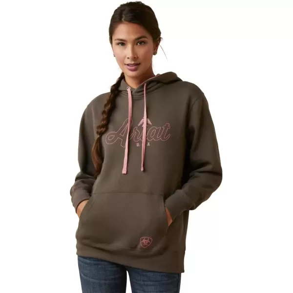 imageAriat Womens Hooded SweatshirtReal Thunderbird Banyan Bark