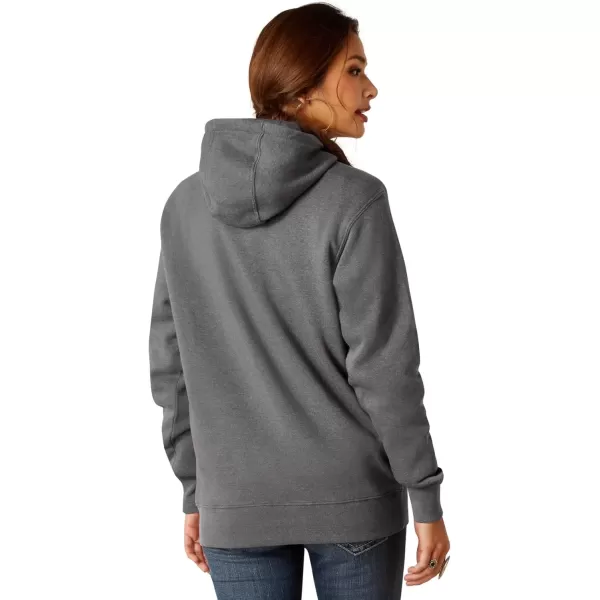 imageAriat Womens Hooded SweatshirtStories Charcoal Heather