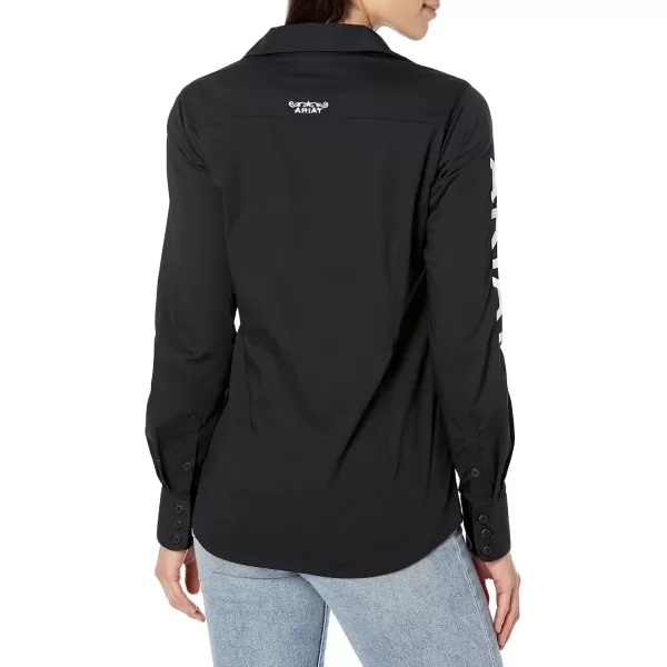 imageAriat Womens Team Kirby Stretch ShirtBlack