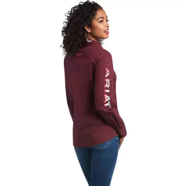 imageAriat Womens Team Kirby Stretch ShirtBurgundy