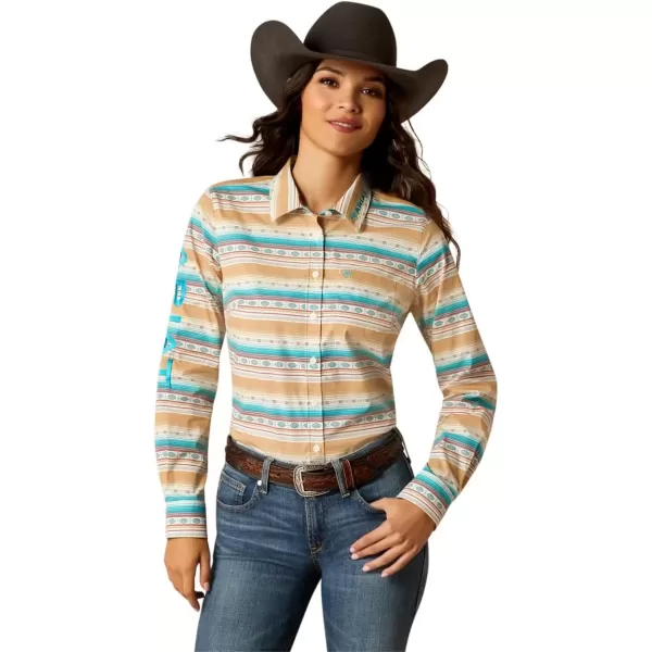 imageAriat Womens Team Kirby Stretch ShirtFallon Serape Print