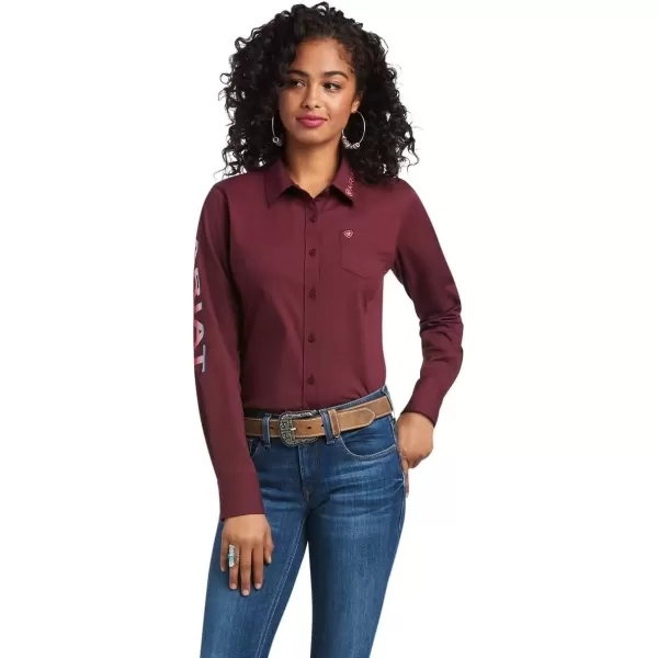 imageAriat Womens Team Kirby Stretch ShirtHeather Grey