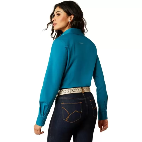 imageAriat Womens Team Kirby Stretch ShirtOcean Depths