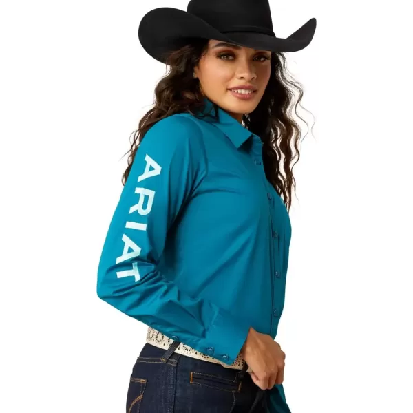 imageAriat Womens Team Kirby Stretch ShirtOcean Depths