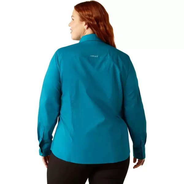 imageAriat Womens Team Kirby Stretch ShirtOcean Depths