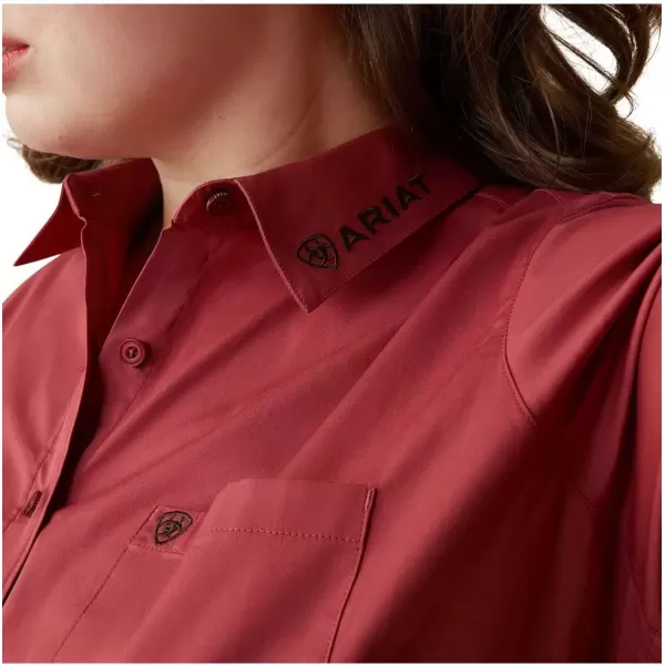 imageAriat Womens Team Kirby Stretch ShirtRed