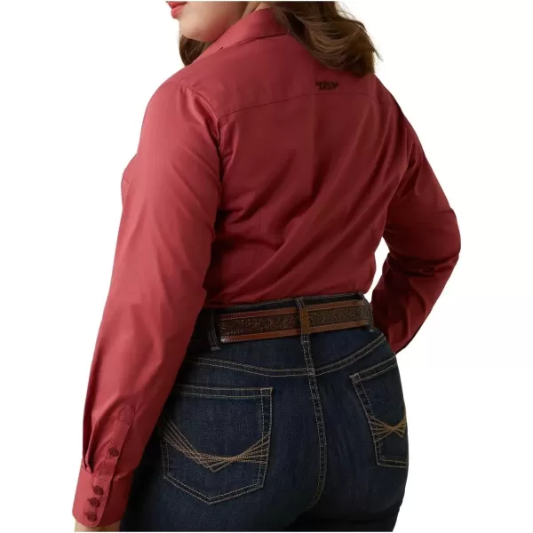 imageAriat Womens Team Kirby Stretch ShirtRed