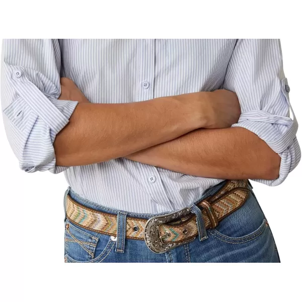 imageAriat Womens Western VentTEK Stretch ShirtClassic Blue Stripe