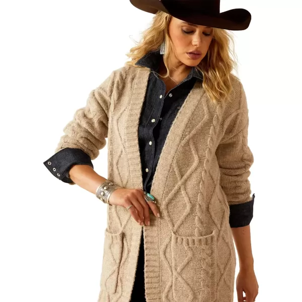 imageAriat Womens Yellowstone Cozy Fair CardiganOatmeal