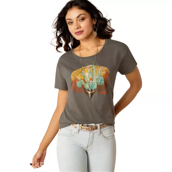 imageAriat Womens Ariat Buckle Up TShirtGraphiteAriat Buckle Up