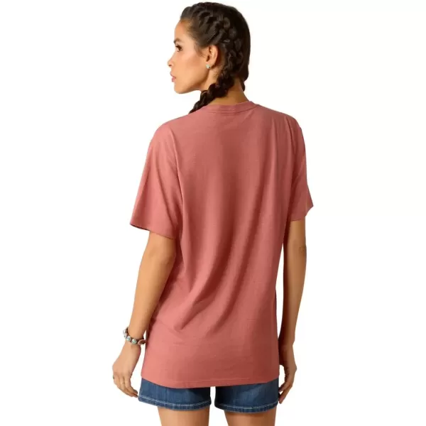 imageAriat Womens Ariat Rodeo First TShirtRed Clay Heather