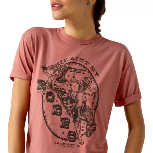 imageAriat Womens Ariat Rodeo First TShirtRed Clay Heather
