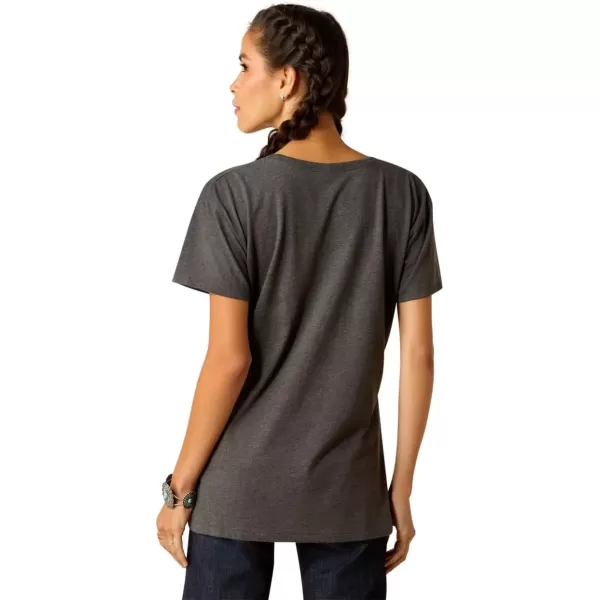 imageAriat Womens Ariat Sol Circle TShirtCharcoal Heather